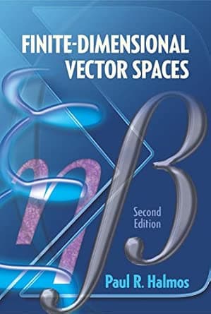 Finite Dimensional Vector Spaces cover